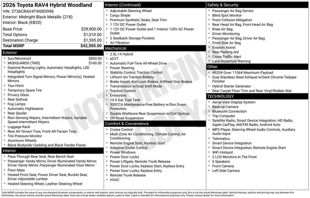 2026 Toyota RAV4 Woodland