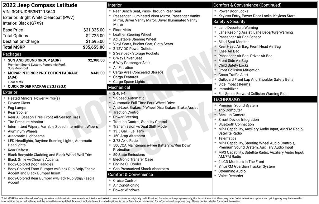 2022 Jeep Compass Latitude