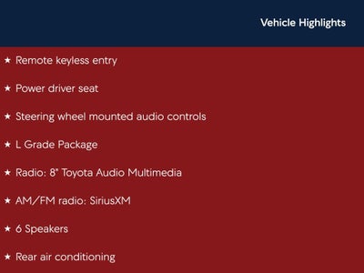 2023 Toyota HIGHLANDER L