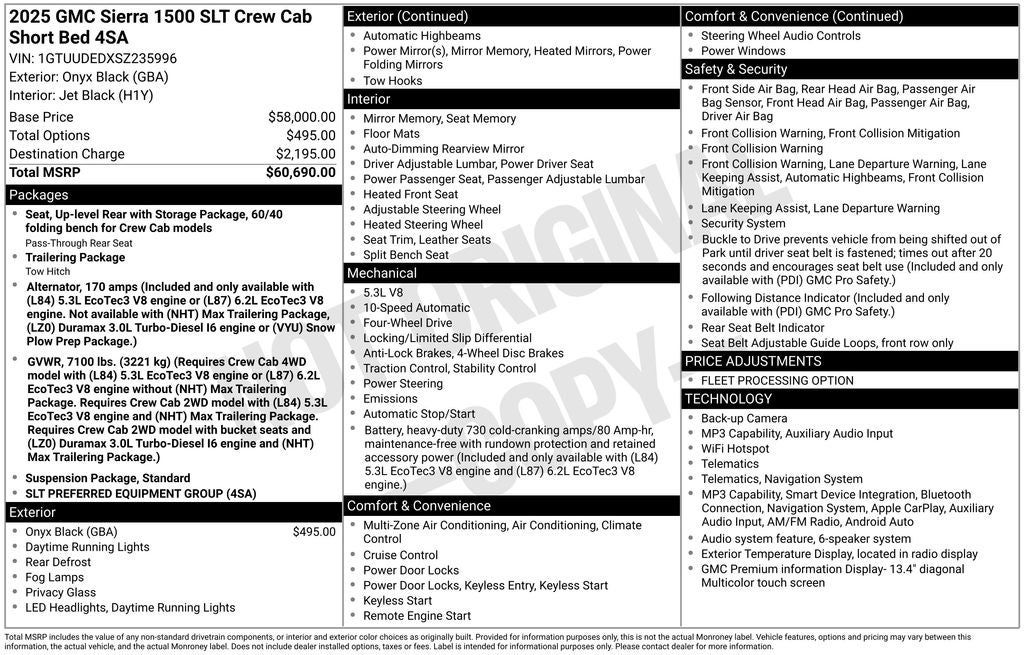2025 GMC Sierra SLT