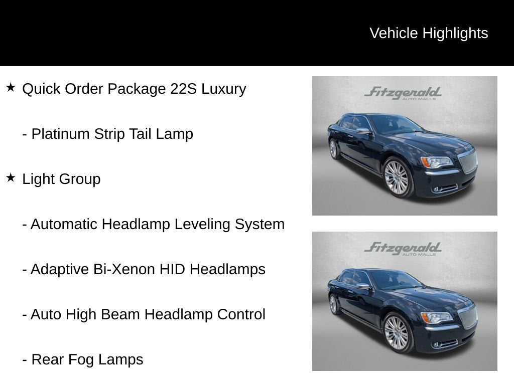 2014 Chrysler 300 300C John Varvatos Luxury Edition