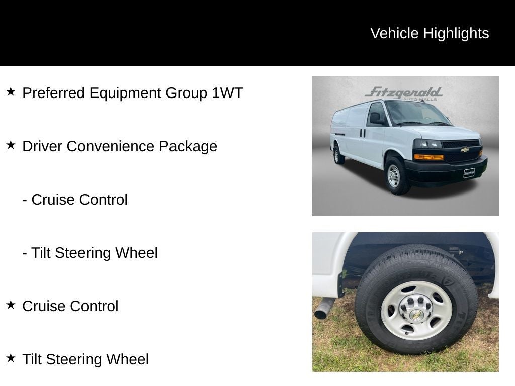 2023 Chevrolet Express Cargo 2500 Work Van Cargo