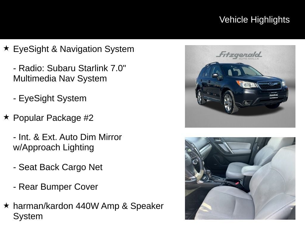 2016 Subaru FORESTER Base