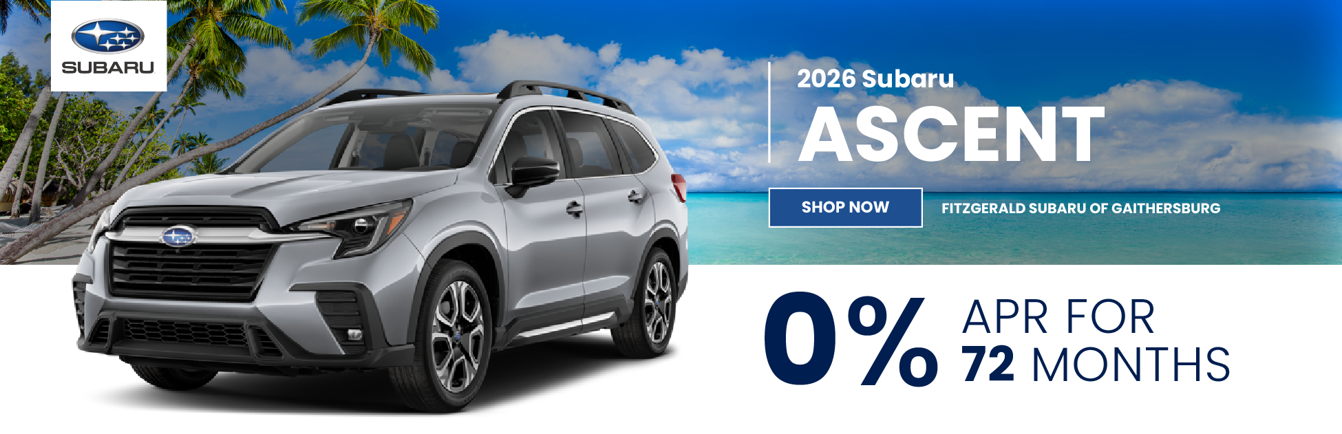 subaru ascent offer